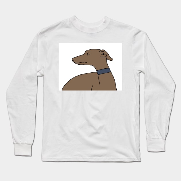 Greyhound Long Sleeve T-Shirt by Noamdelf06